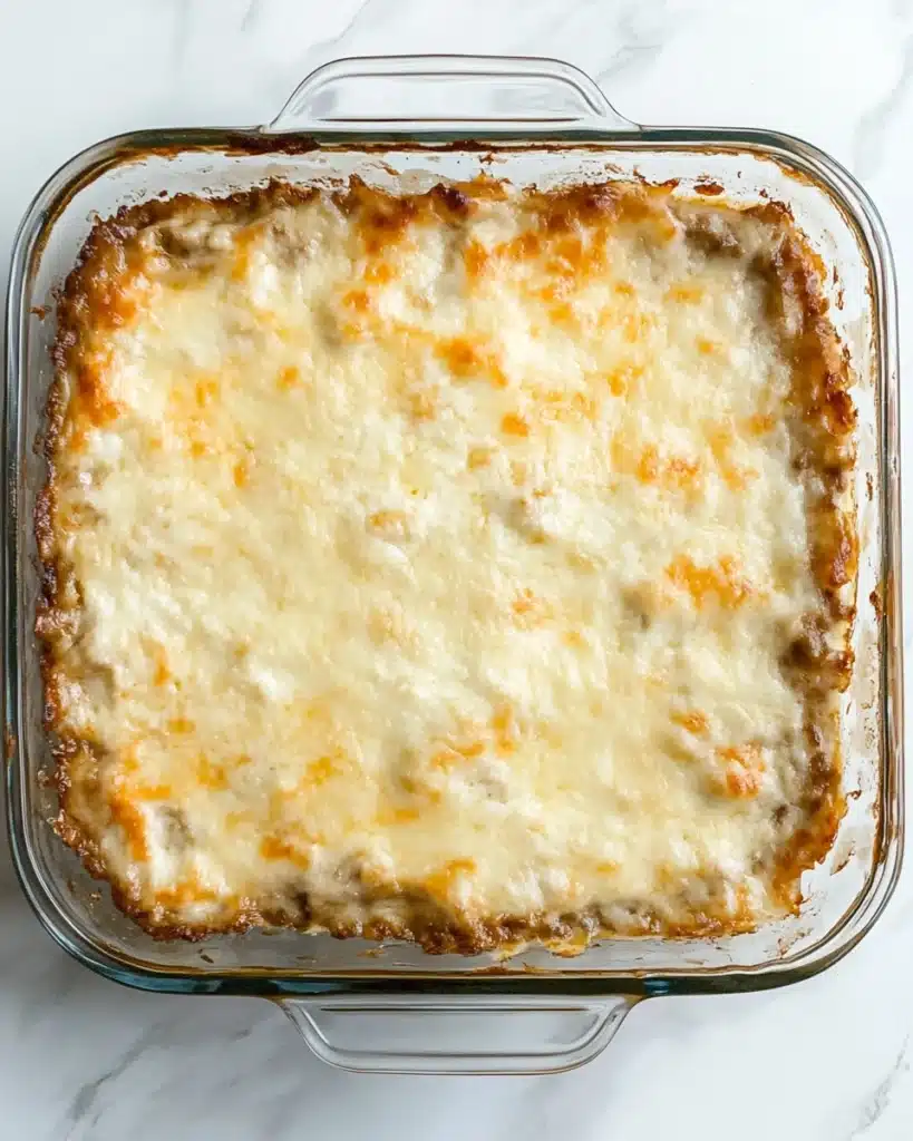 French Onion Orzo Bake Recipe