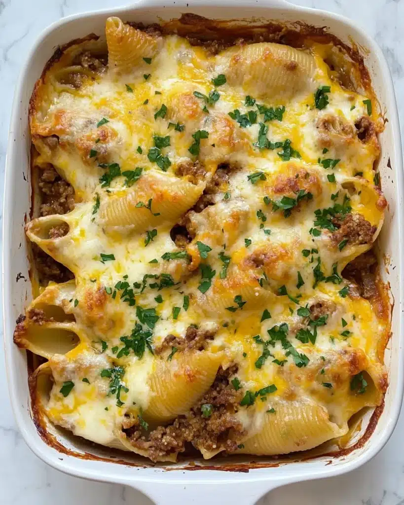 Sloppy Joe Stuffed Shells Recipe