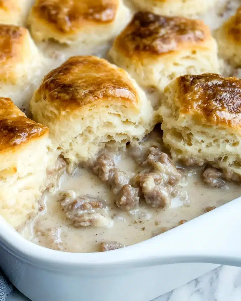 Biscuits and Gravy Casserole Recipe