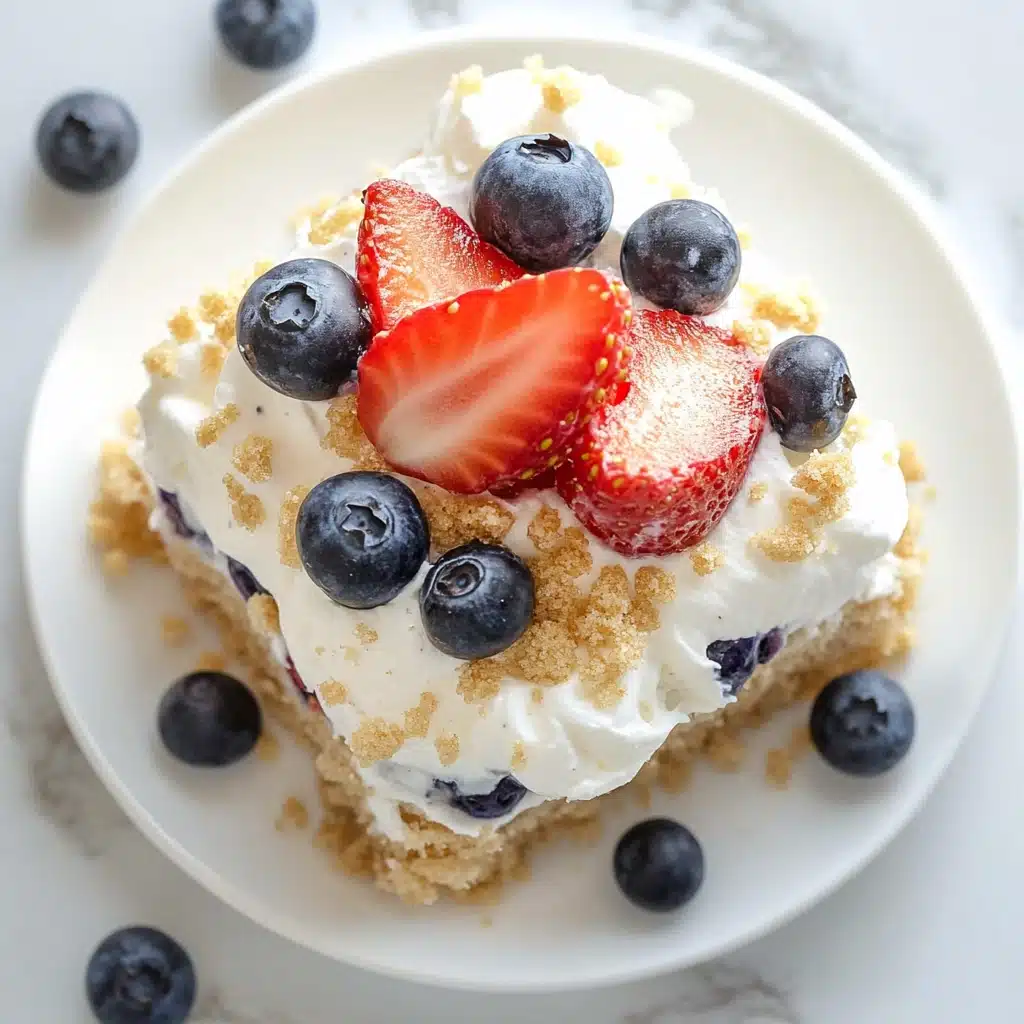 No-Bake Berry Lush Recipe - Recipe Image