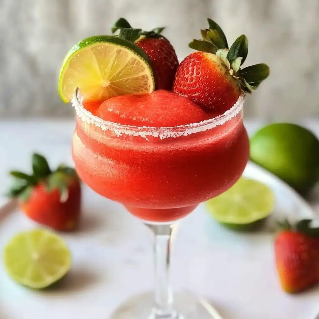 Frozen Strawberry Margarita Recipe - Recipe Image