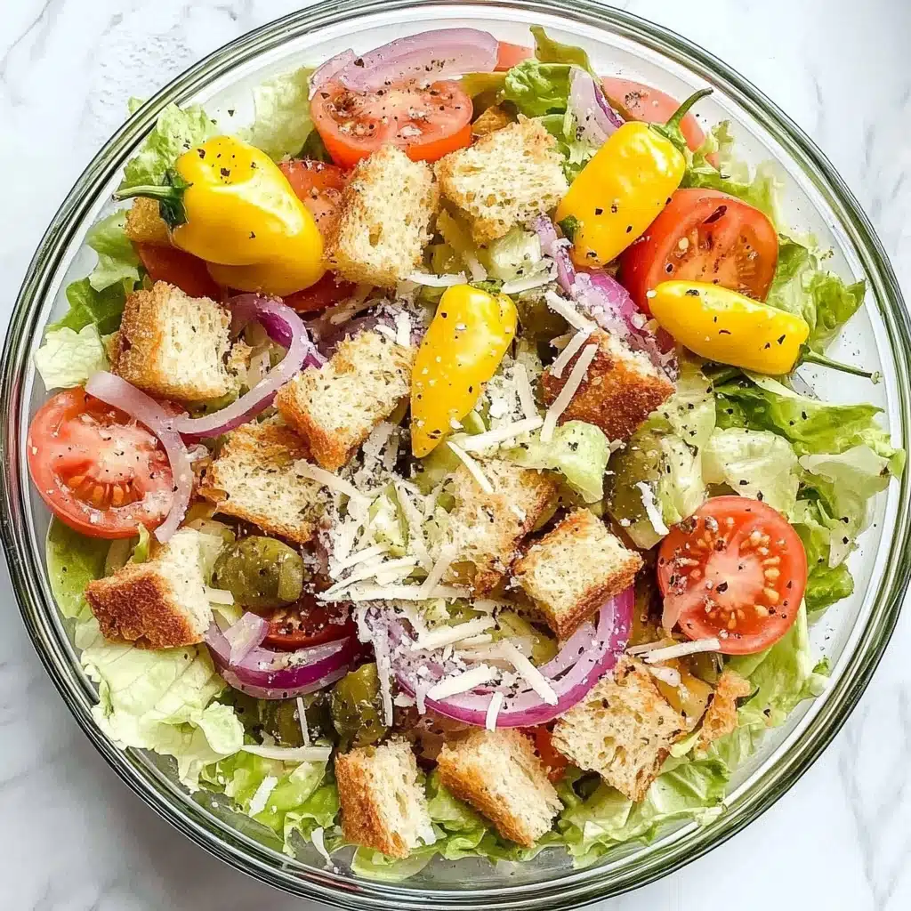 Copycat Olive Garden Salad Recipe - Recipe Image