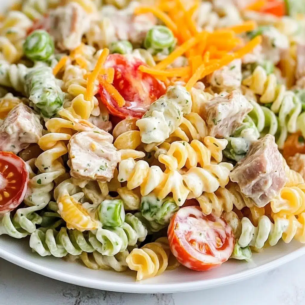 Chicken Bacon Ranch Pasta Salad Recipe - Recipe Image