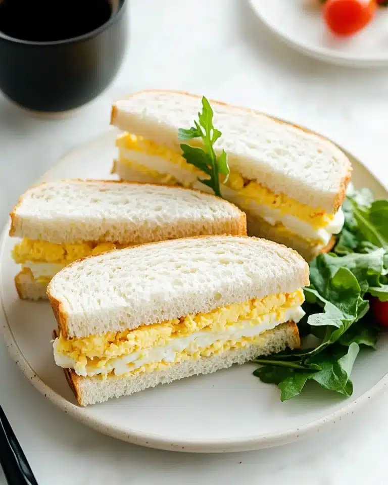 Japanese Egg Sandwich (Tamago Sando) Recipe