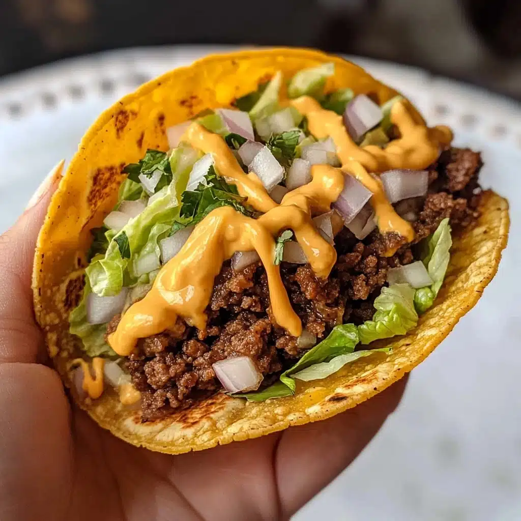 Smash Burger Tacos Recipe - Recipe Image