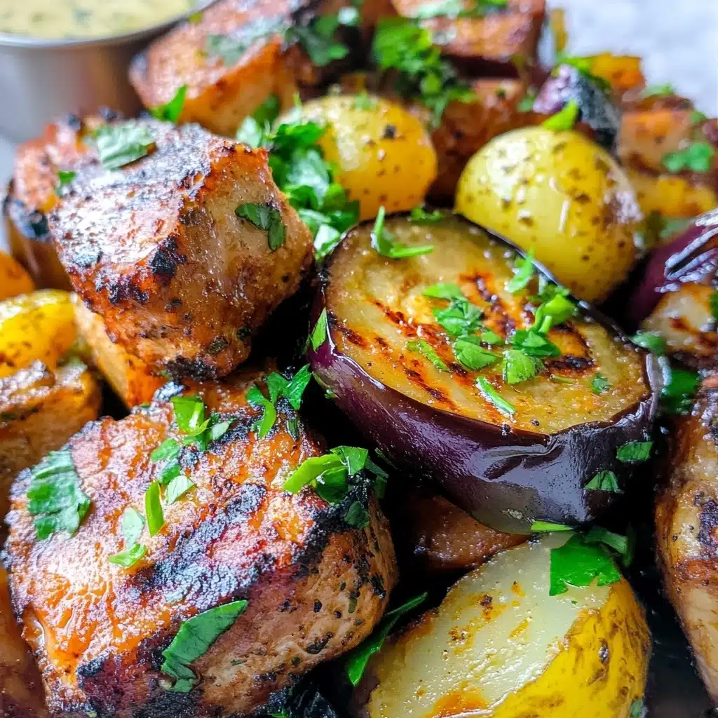 Nashville Hot Chicken & Potato Skewers Recipe - Recipe Image
