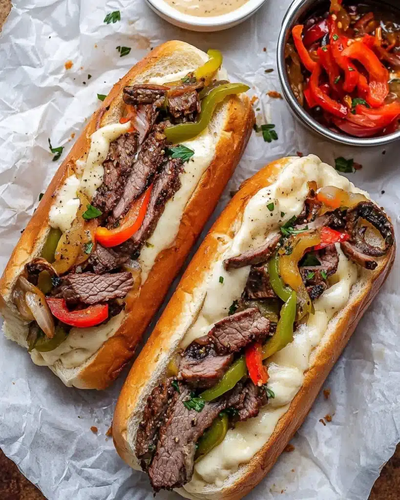 Grilled Cheesesteak Sandwich Recipe