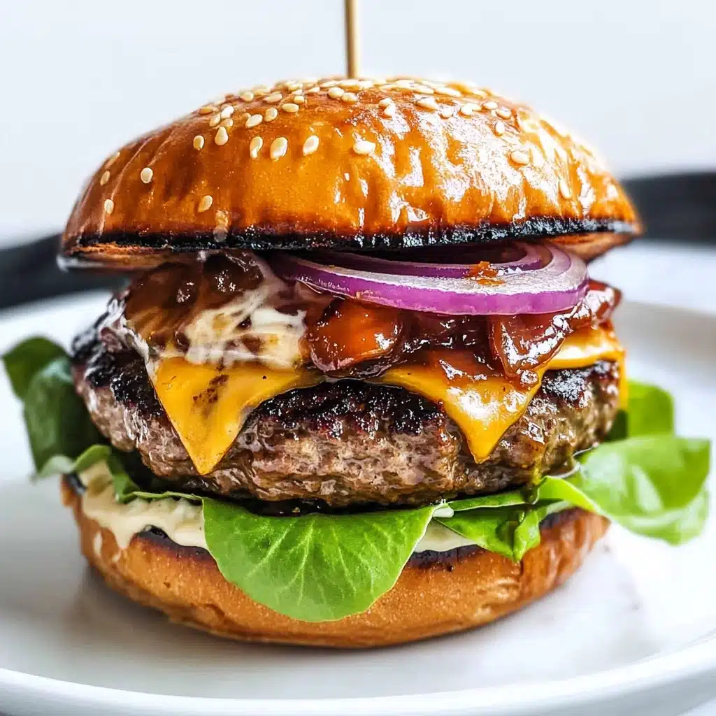 Hawaiian Teriyaki Burgers with Grilled Pineapple Recipe - Recipe Image