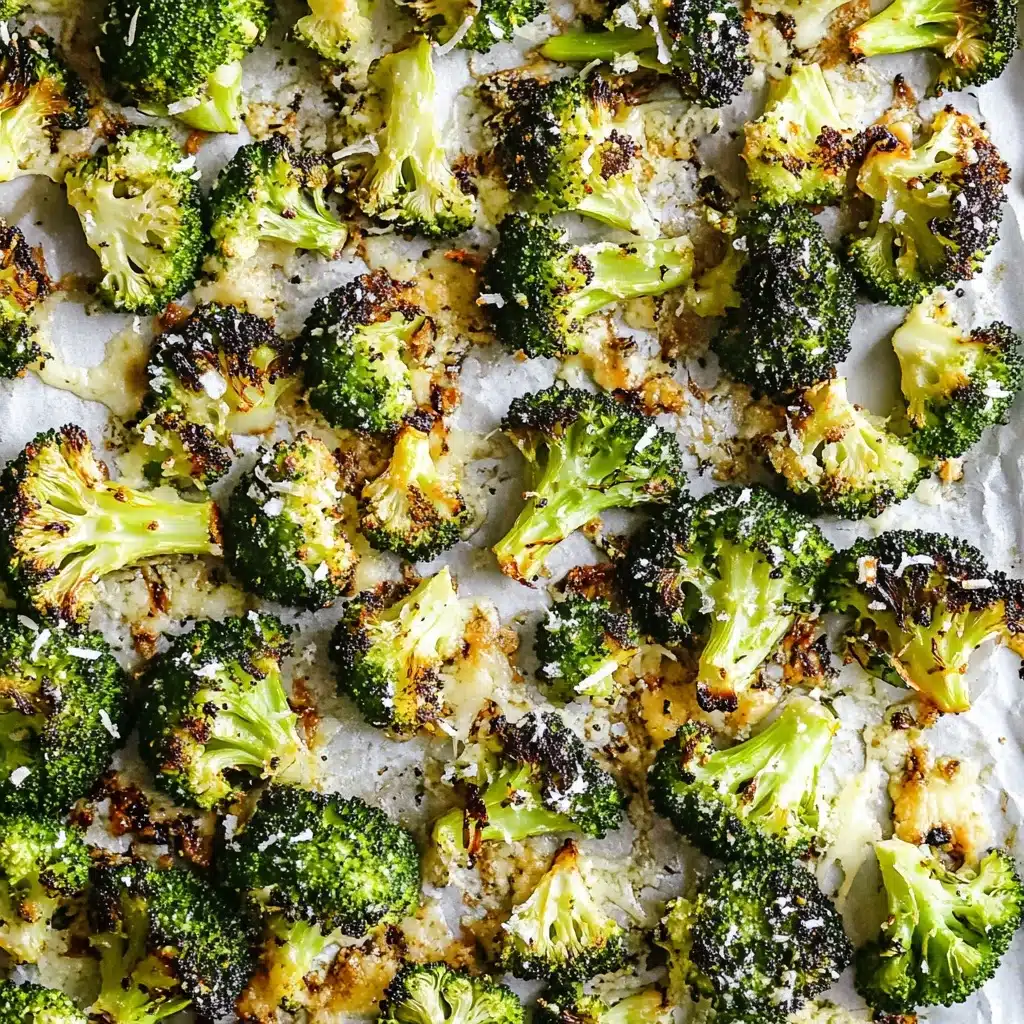 Garlic Parmesan Roasted Broccoli Recipe - Recipe Image