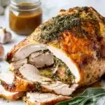 Garlic Herb Butter Roasted Turkey Breast Recipe