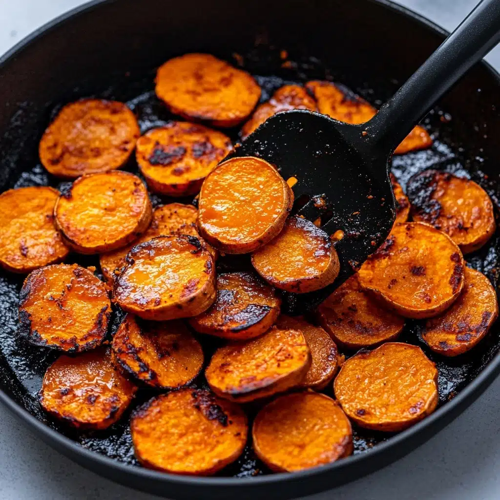 Maple Chili Glazed Sweet Potatoes Recipe - Recipe Image