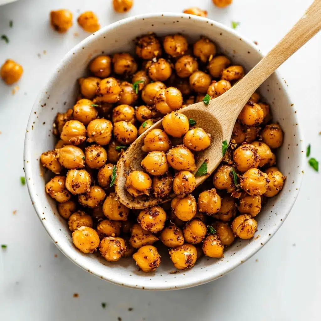 Easy Crispy Oven Roasted Chickpeas Recipe - Recipe Image