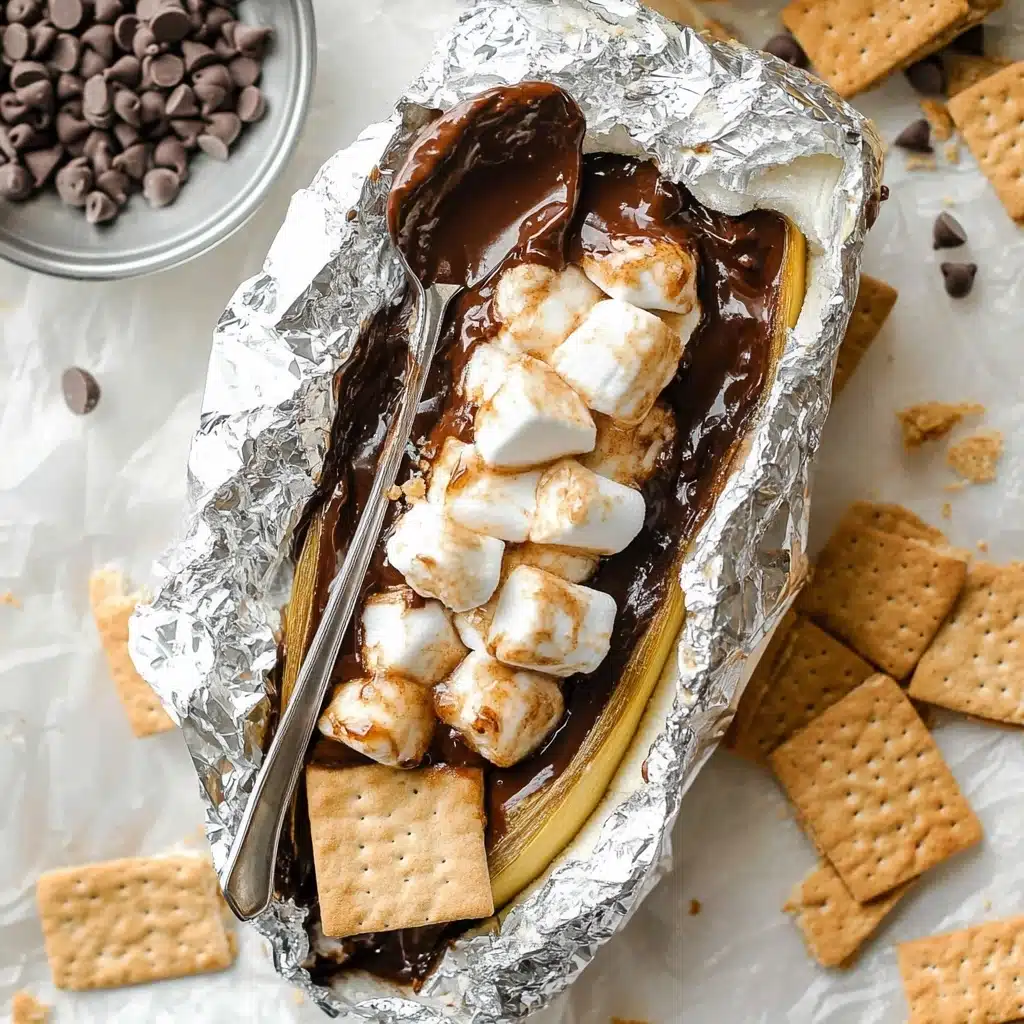 Campfire Banana Boats Dessert Recipe - Recipe Image