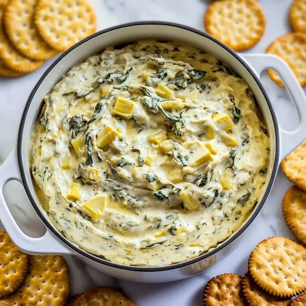 Crock Pot Spinach Artichoke Dip Recipe - Recipe Image