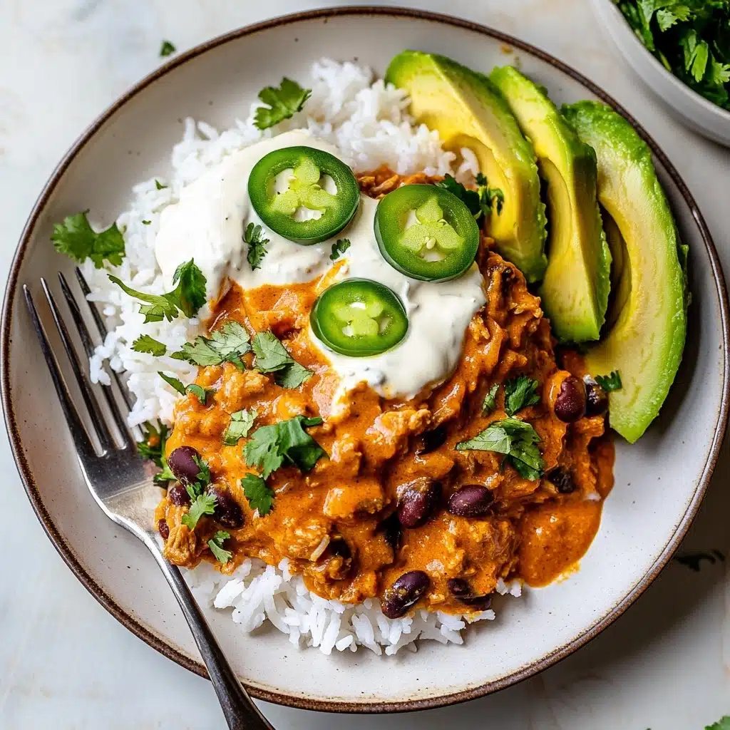 Slow Cooker Chicken Enchilada Casserole Recipe - Recipe Image
