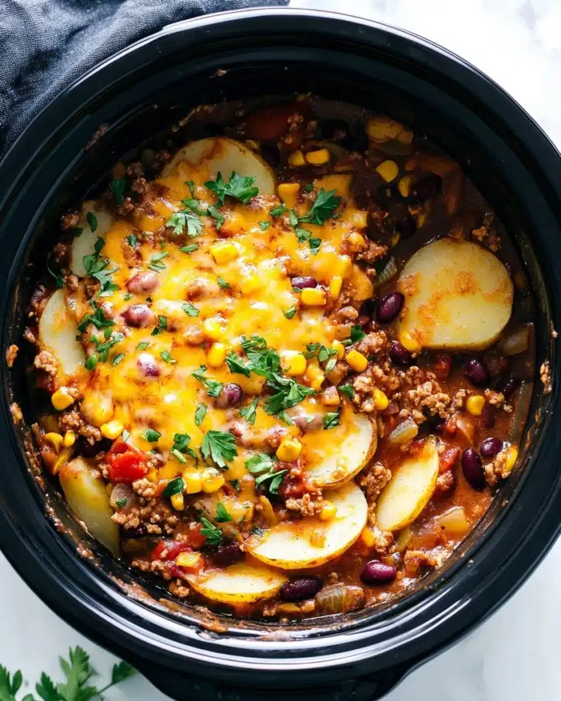 Crockpot Cowboy Casserole Recipe