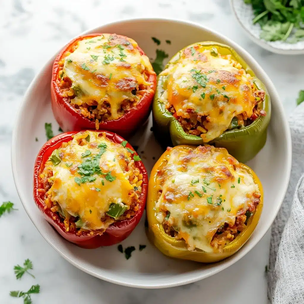 Instant Pot Stuffed Peppers with Ground Beef Recipe - Recipe Image