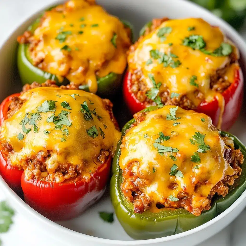 Instant Pot Stuffed Peppers with Ground Beef Recipe - Recipe Image
