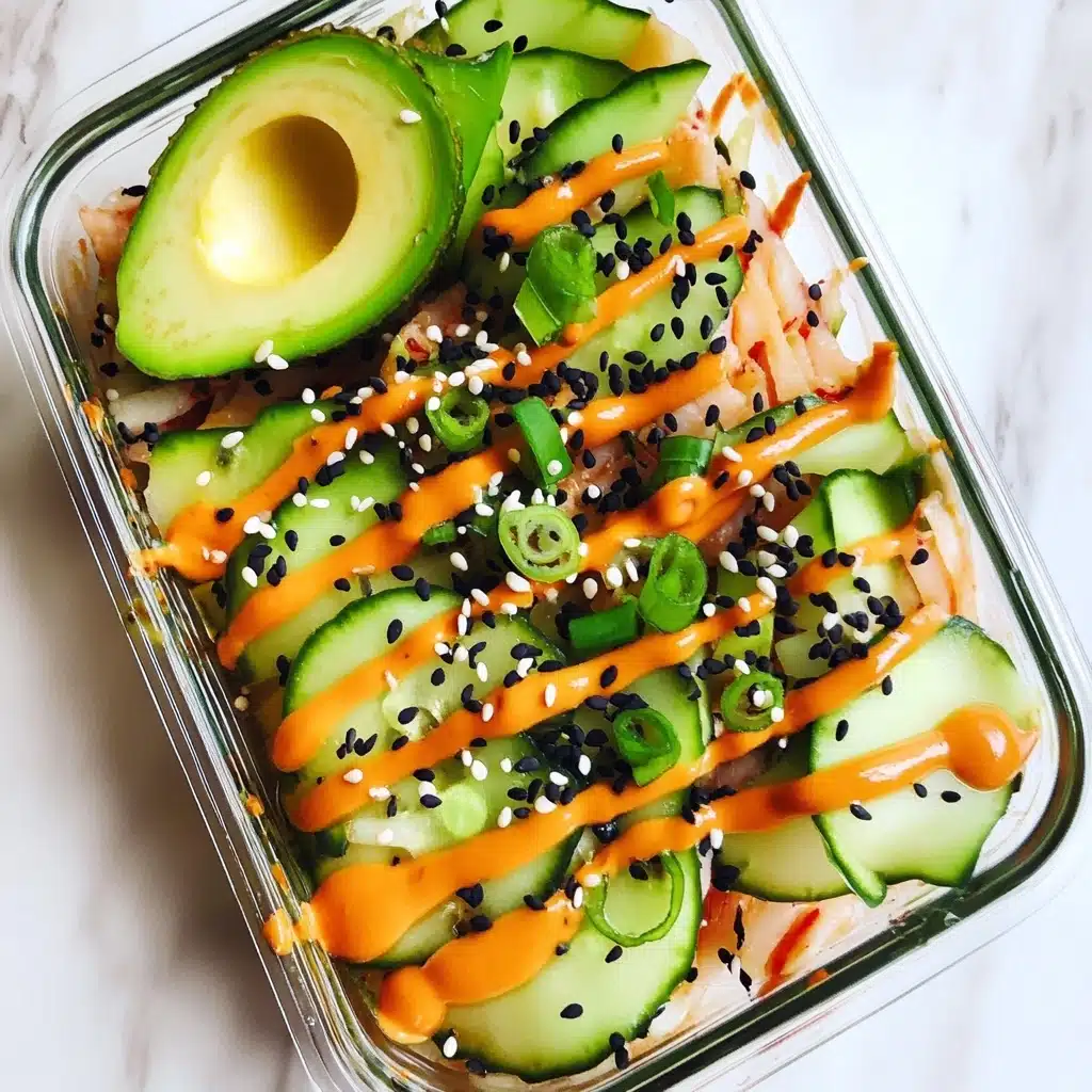 California Roll Cucumber Salad Recipe - Recipe Image