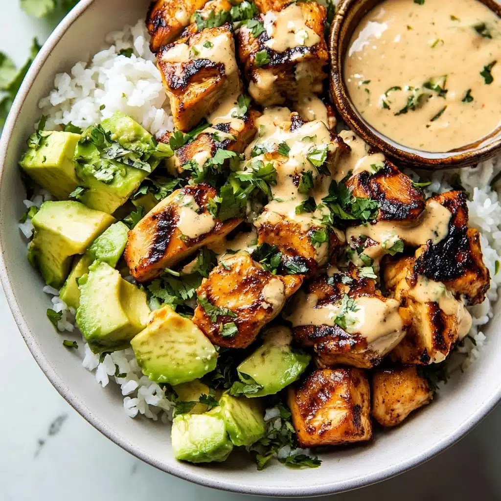 Spicy Chipotle Honey Salmon Bowls Recipe - Recipe Image