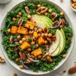 Sweet Potato Kale Salad with Maple Mustard Dressing Recipe