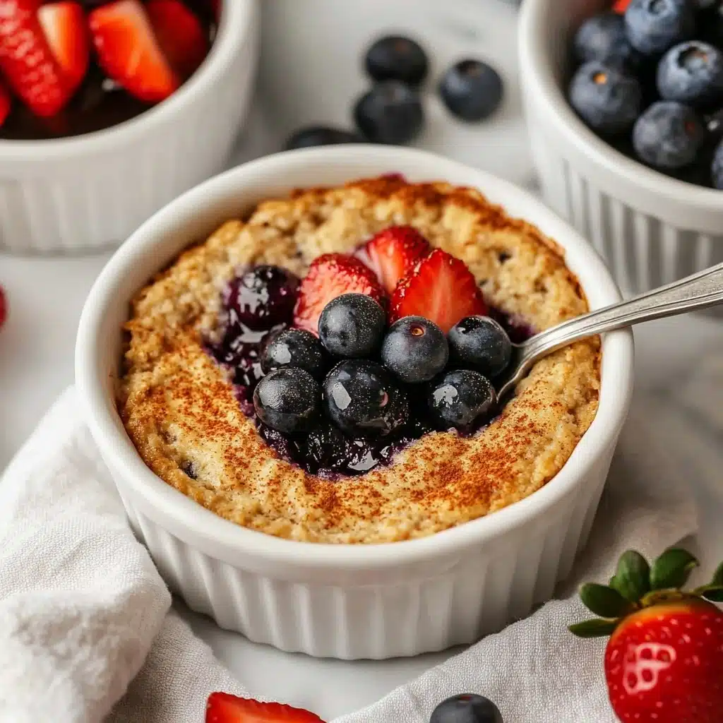 Baked Protein Pancake Bowl Recipe - Recipe Image