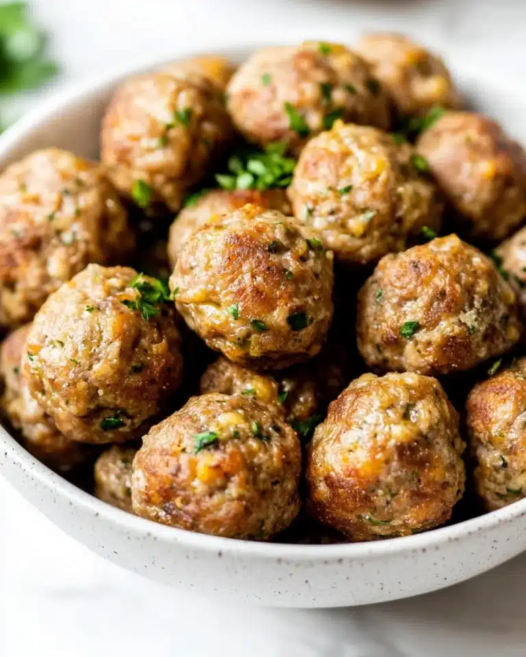 Baked Turkey Meatballs Recipe