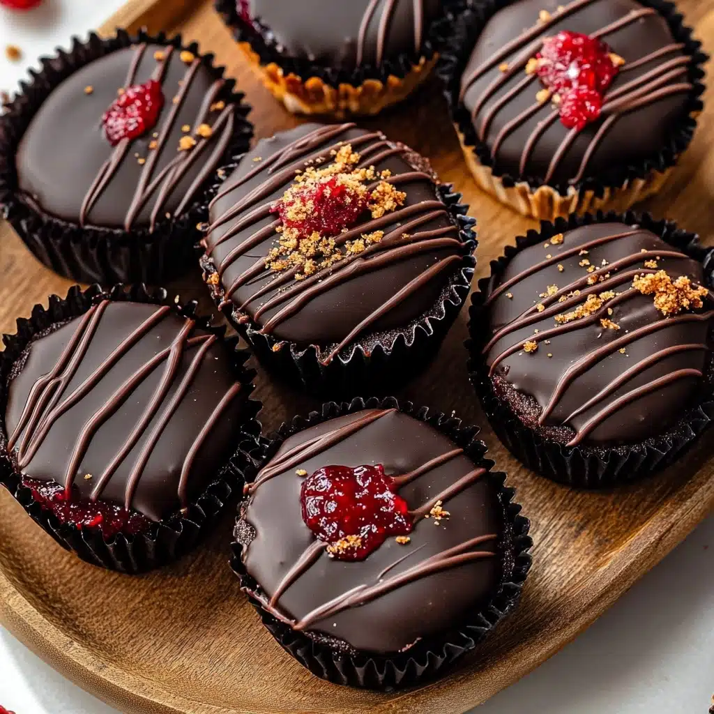 Peanut Butter & Jam Chocolate Cups Recipe - Recipe Image