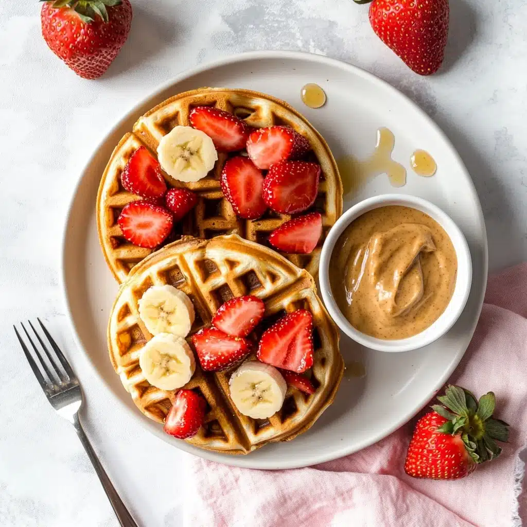 High Protein Waffles Recipe - Recipe Image