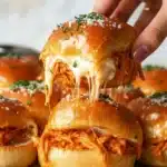 Sheet Pan Buffalo Chicken Sliders Recipe