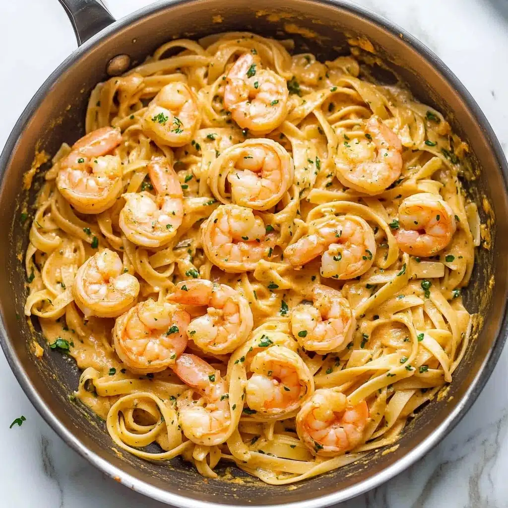 Creamy Garlic Shrimp Pasta Recipe - Recipe Image