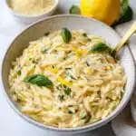 Creamy Lemon Orzo Recipe