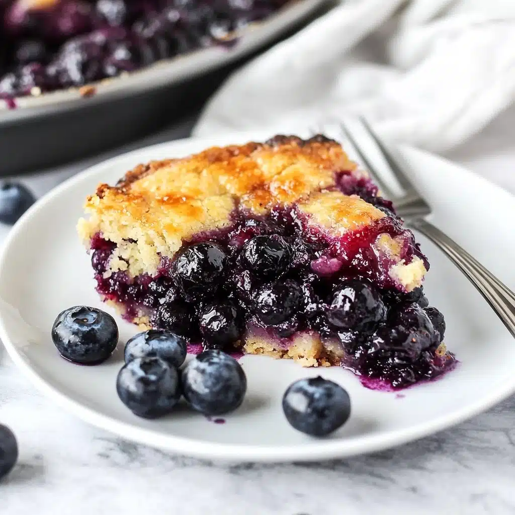 Cast-Iron Lemon Blueberry Cobbler Recipe - Recipe Image