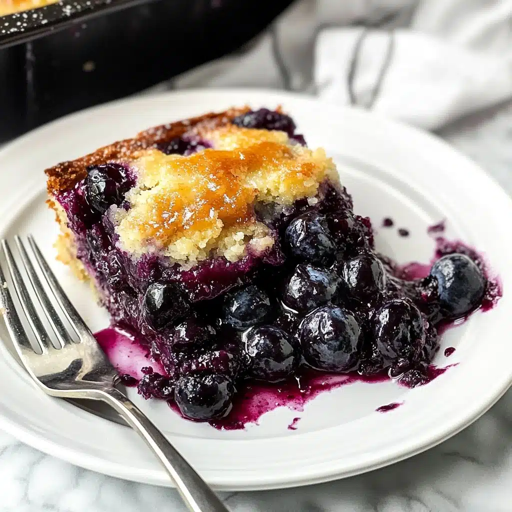 Cast-Iron Lemon Blueberry Cobbler Recipe - Recipe Image