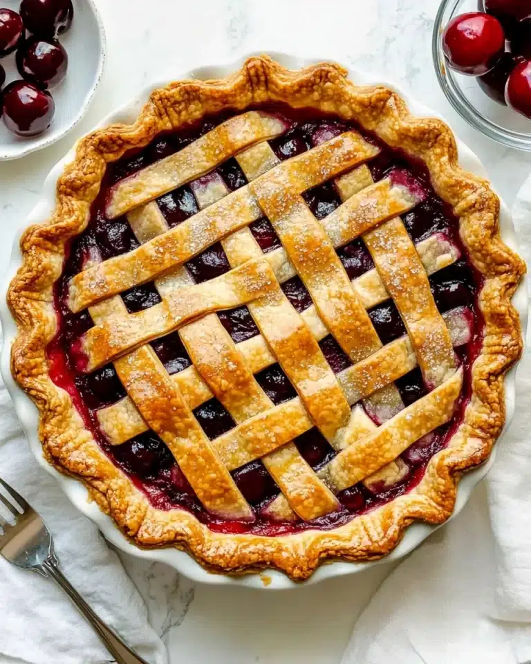 Homemade Cherry Pie Recipe