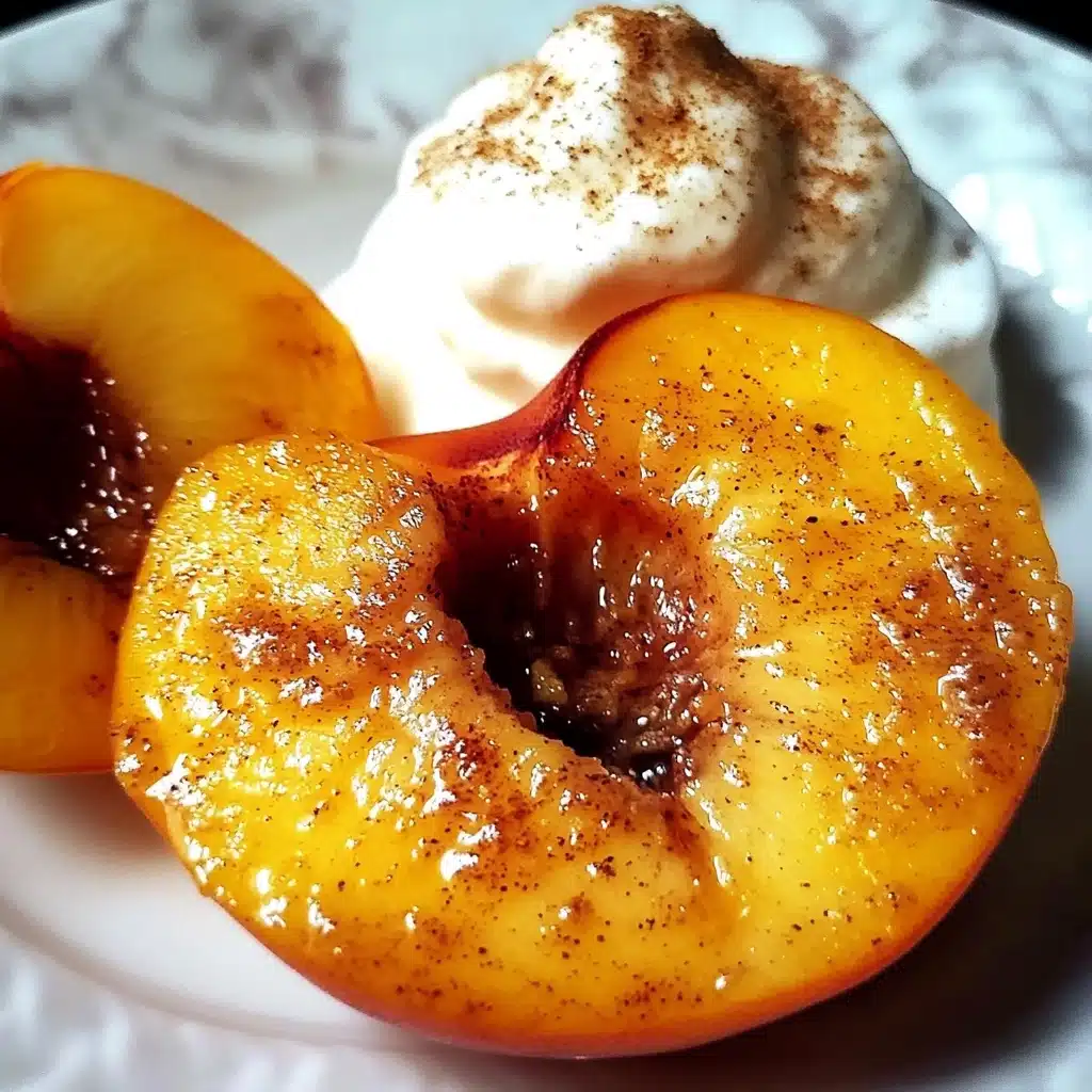 Sauteed Caramelized Peaches Recipe - Recipe Image