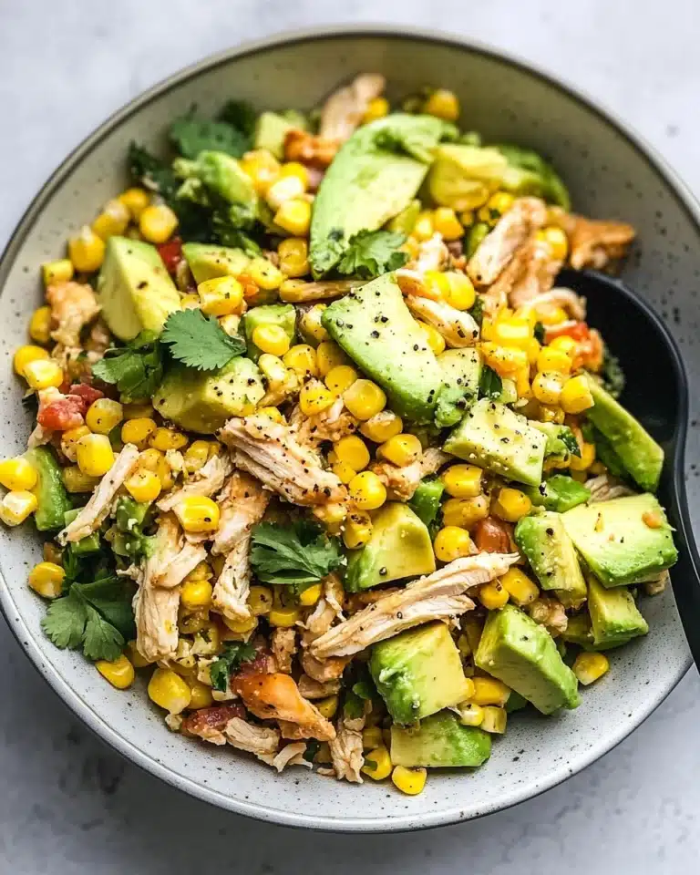 Chicken Avocado Corn Salad Recipe