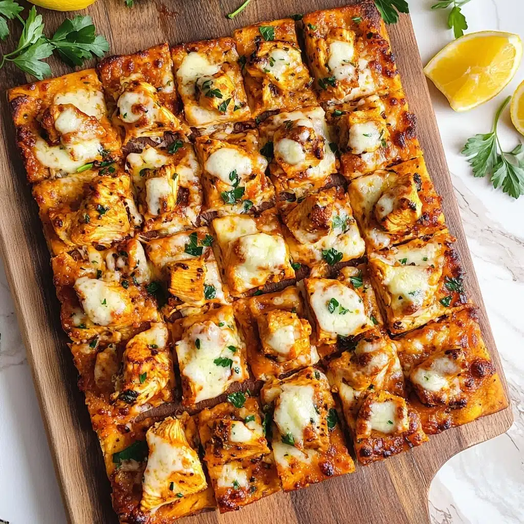 Tandoori Chicken Garlic Bread Recipe - Recipe Image