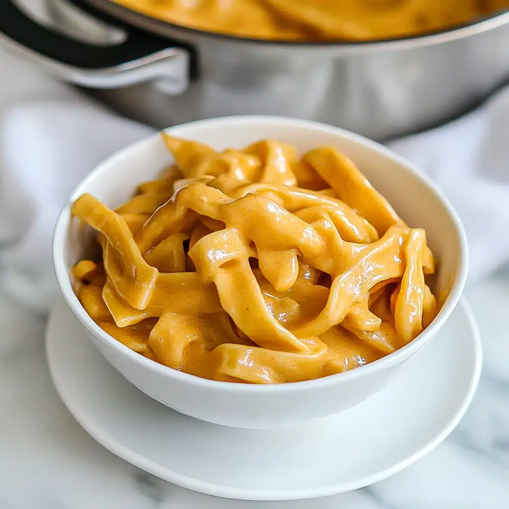 Creamy Chicken and Noodle Soup Recipe - Recipe Image