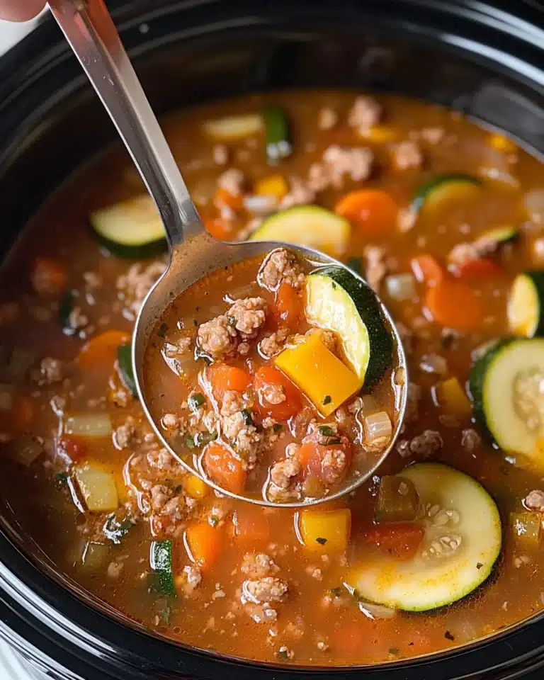 Slow Cooker Italian Summer Soup Recipe