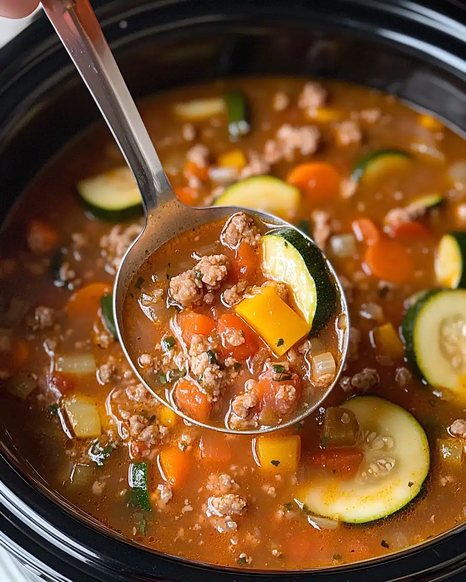 Slow Cooker Italian Summer Soup Recipe