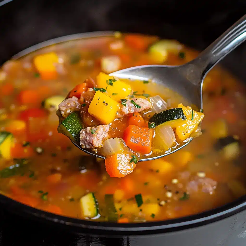 Slow Cooker Italian Summer Soup Recipe - Recipe Image