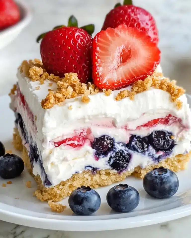 No-Bake Berry Lush Recipe