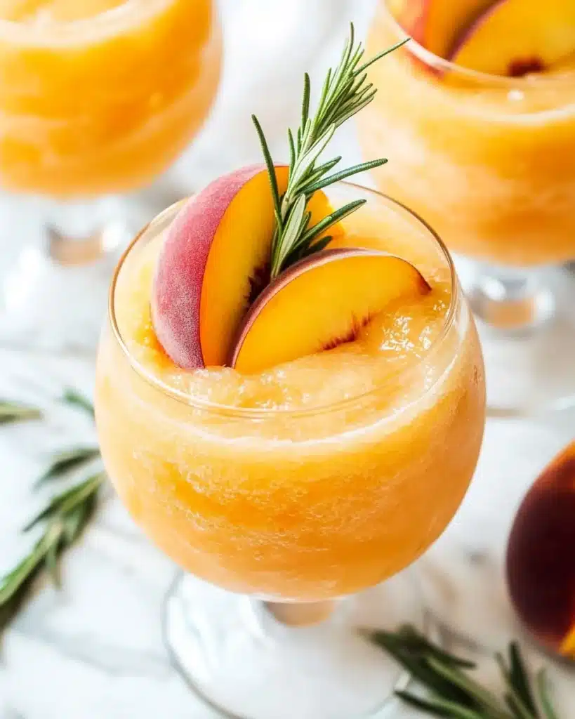 Peach Rosé Slushies Recipe