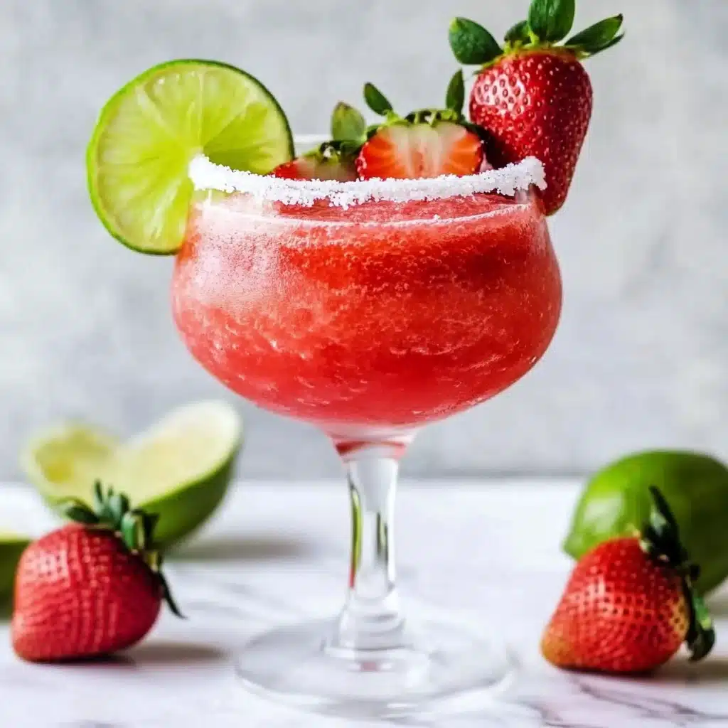 Frozen Strawberry Margarita Recipe - Recipe Image