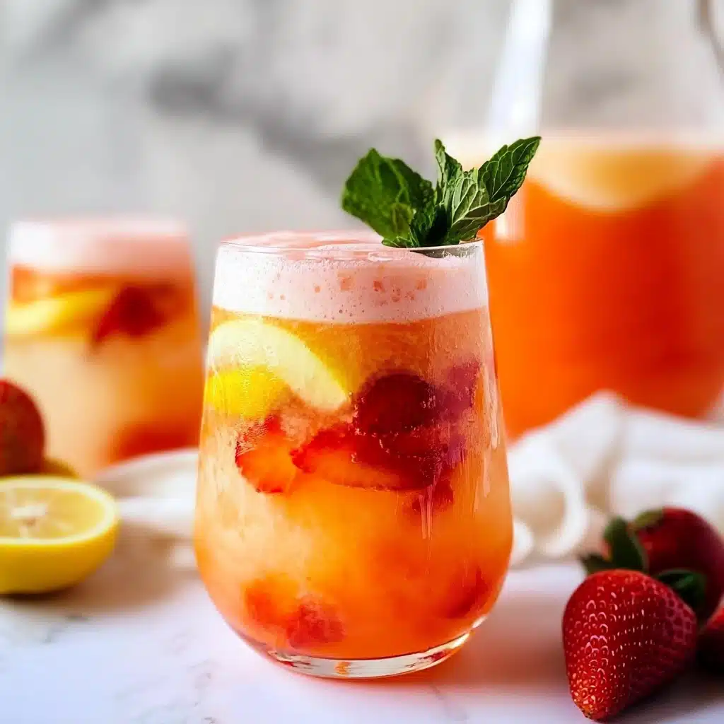 Strawberry Lemonade Recipe (Mocktail or Cocktail) Recipe - Recipe Image