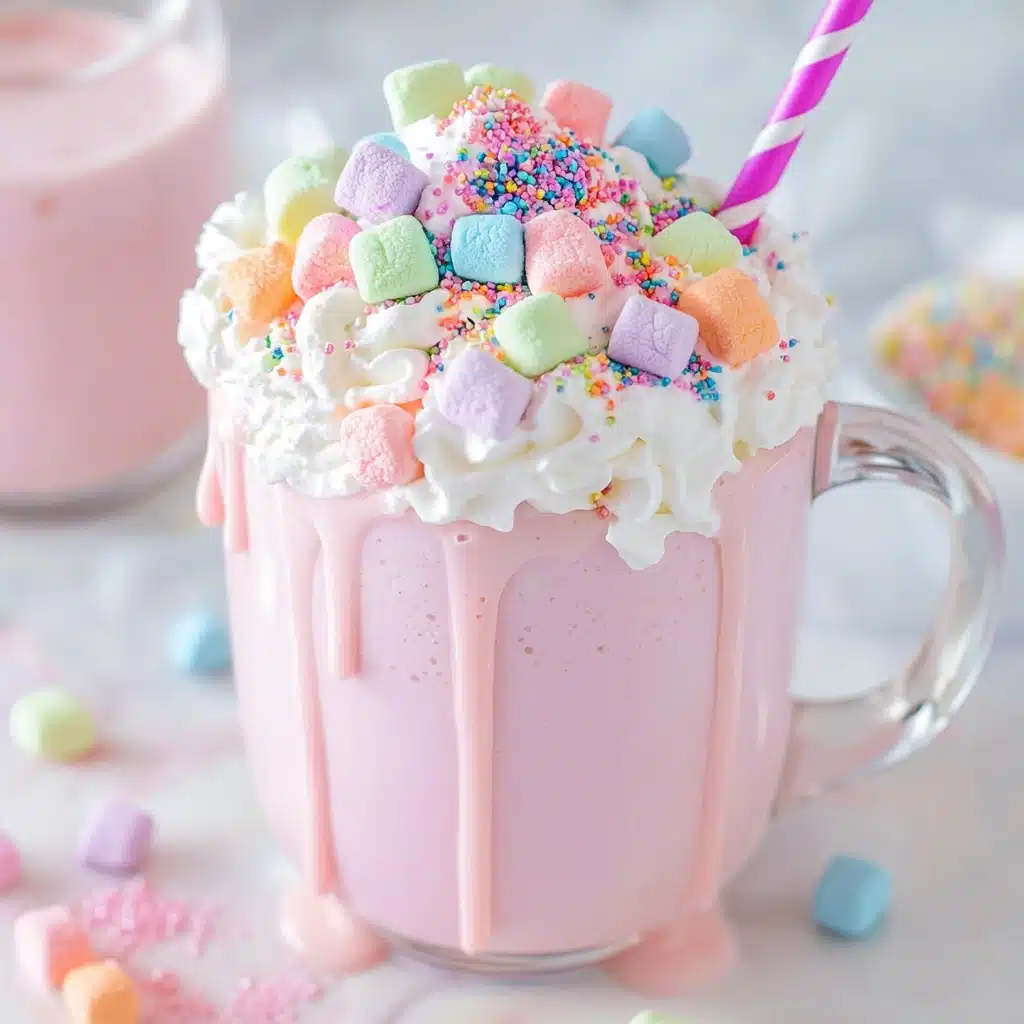 Unicorn Hot Chocolate Recipe - Recipe Image