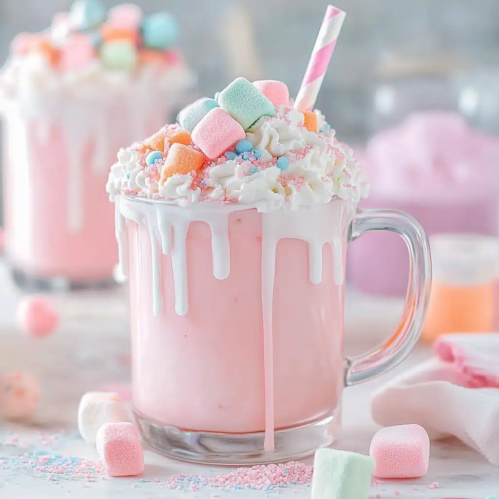 Unicorn Hot Chocolate Recipe - Recipe Image