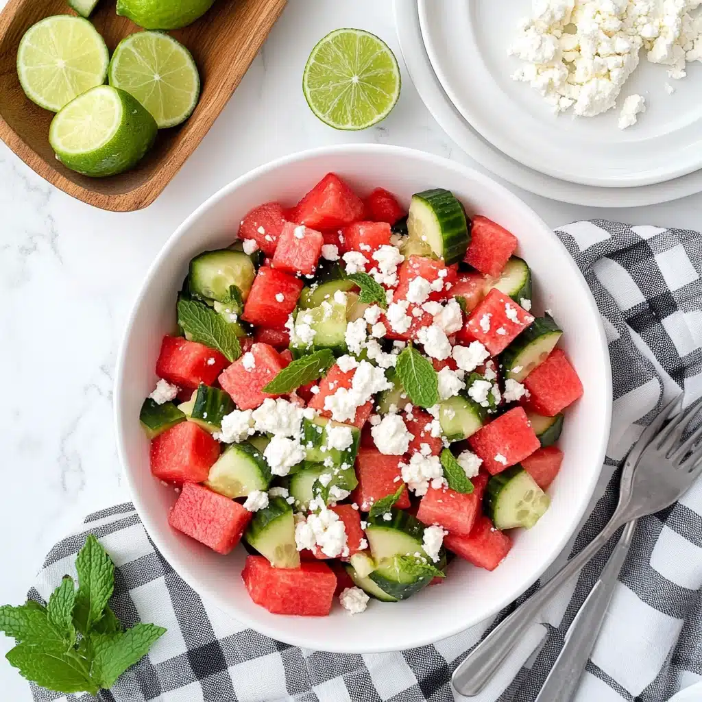 Watermelon Salad Recipe - Recipe Image
