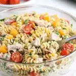Chicken Bacon Ranch Pasta Salad Recipe